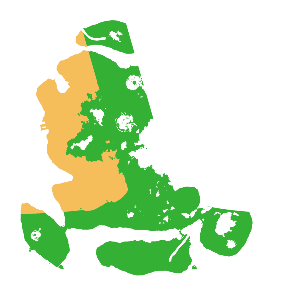 Biome Rust Map: Procedural Map, Size: 3000, Seed: 1876617997