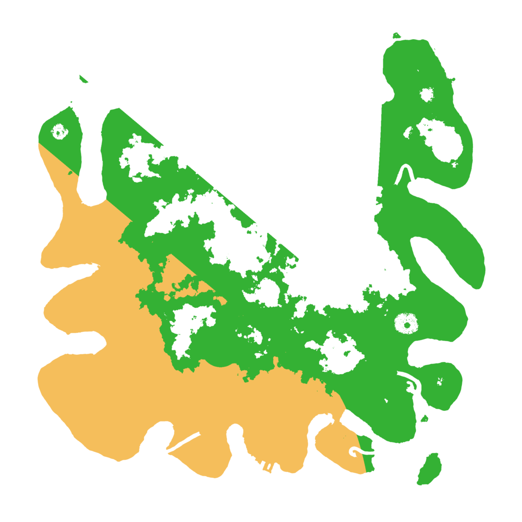Biome Rust Map: Procedural Map, Size: 3500, Seed: 122938131