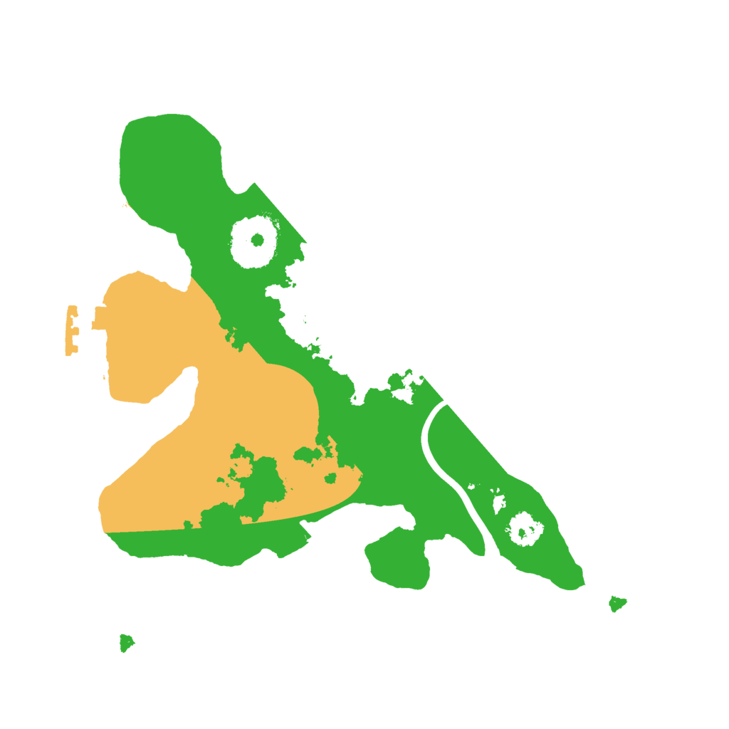 Biome Rust Map: Procedural Map, Size: 2200, Seed: 1885263224