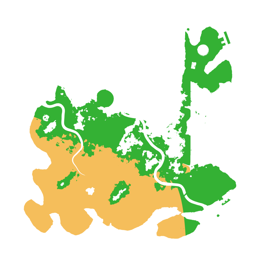 Biome Rust Map: Procedural Map, Size: 4000, Seed: 777021