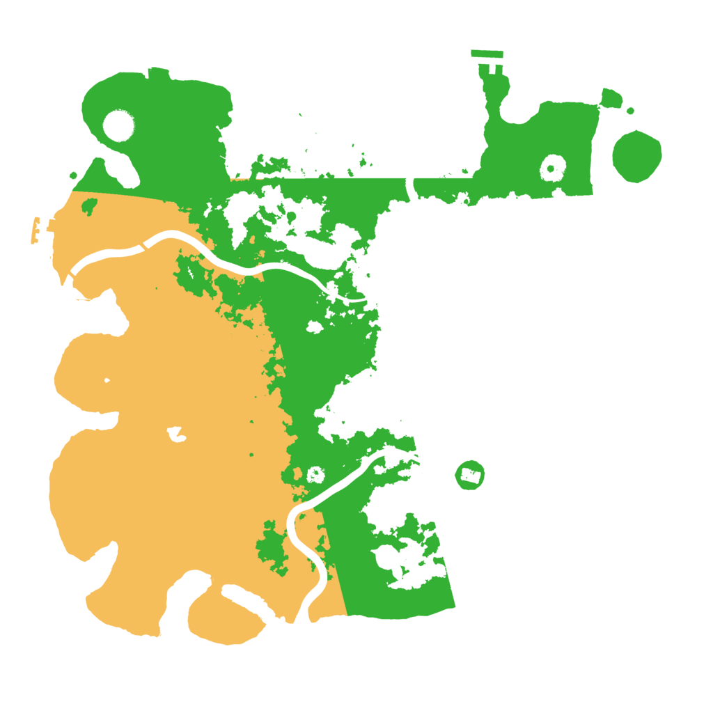Biome Rust Map: Procedural Map, Size: 4000, Seed: 618280