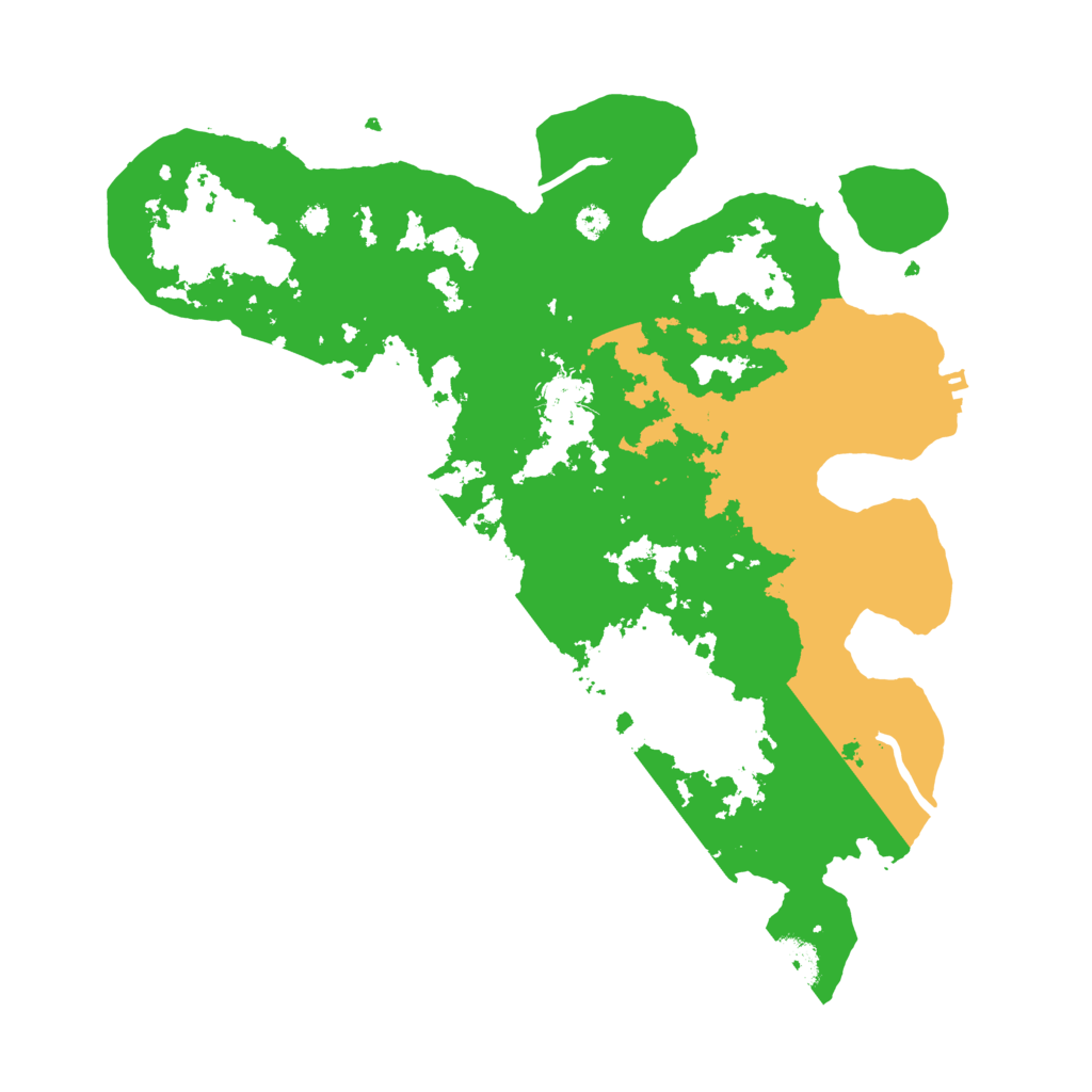Biome Rust Map: Procedural Map, Size: 3500, Seed: 417957625