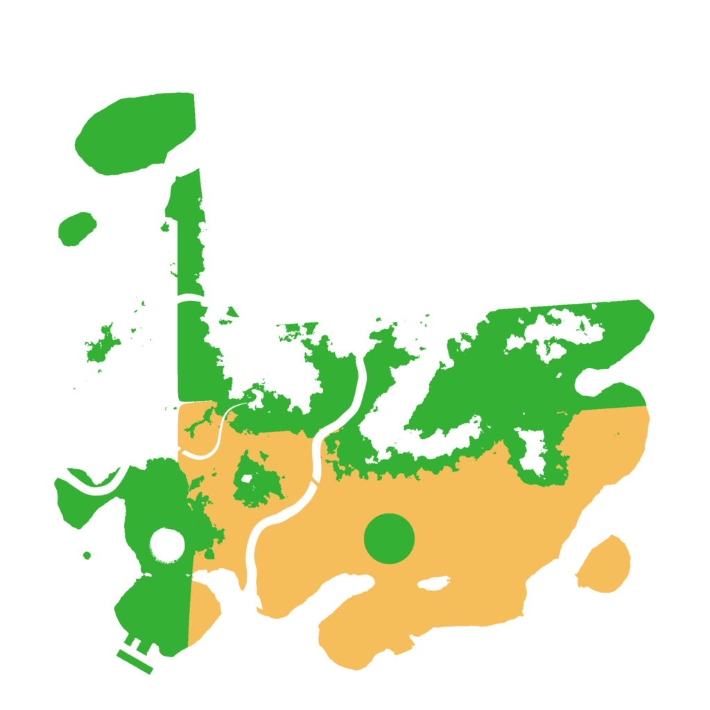 Biome Rust Map: Procedural Map, Size: 3700, Seed: 1706984428