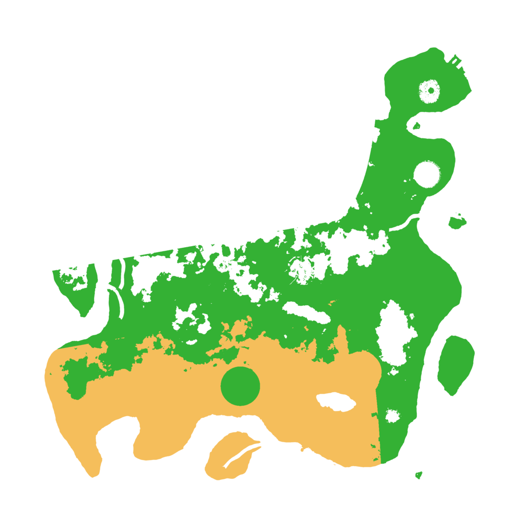 Biome Rust Map: Procedural Map, Size: 3500, Seed: 10716430