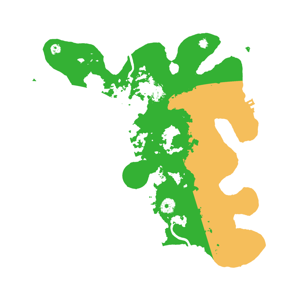 Biome Rust Map: Procedural Map, Size: 3000, Seed: 19401324