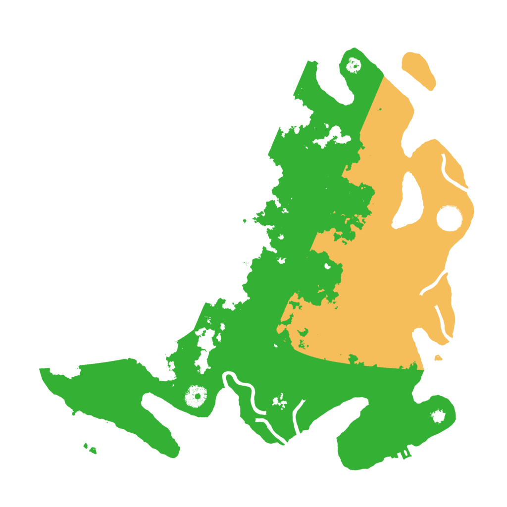Biome Rust Map: Procedural Map, Size: 3500, Seed: 85593718