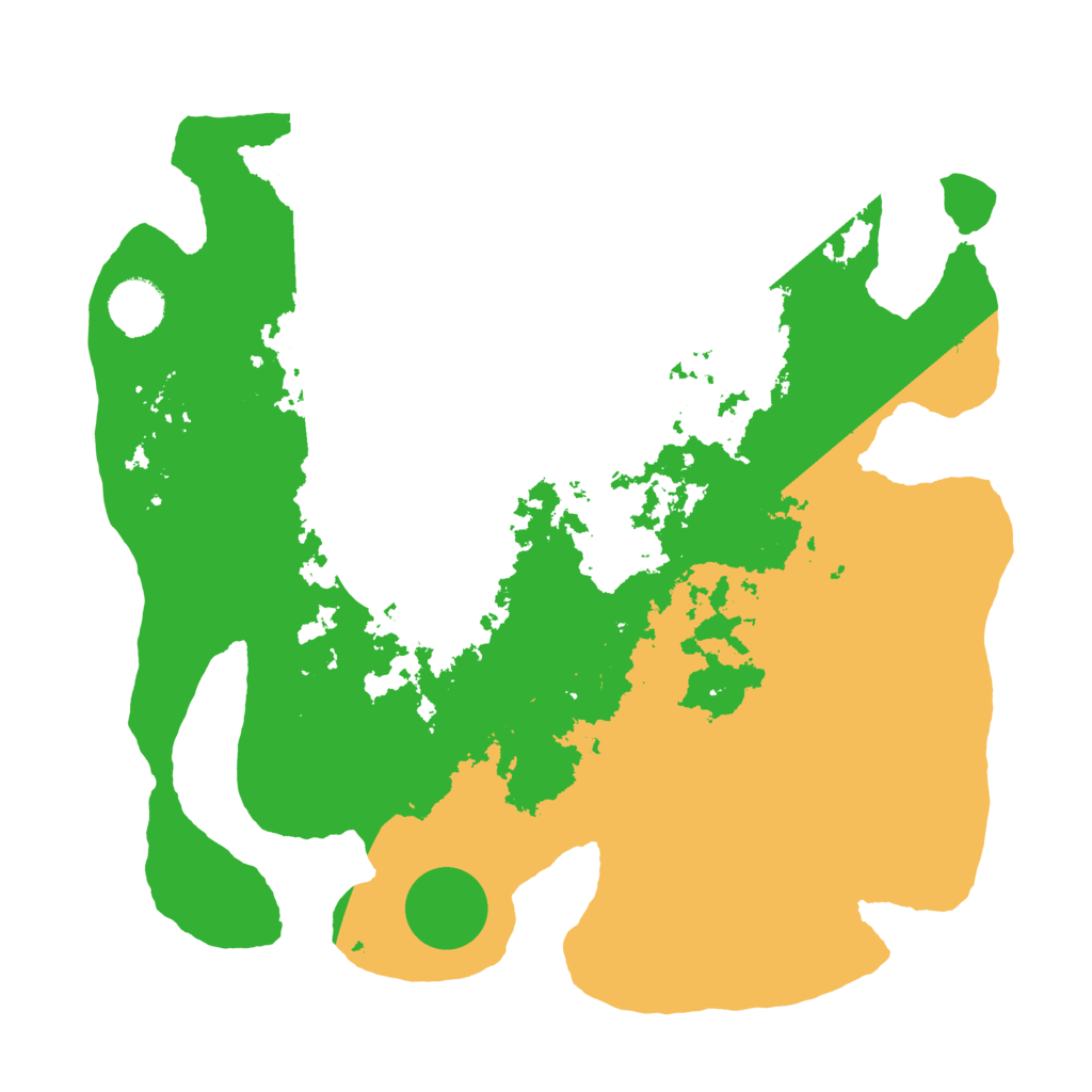 Biome Rust Map: Barren, Size: 3500, Seed: 124000229