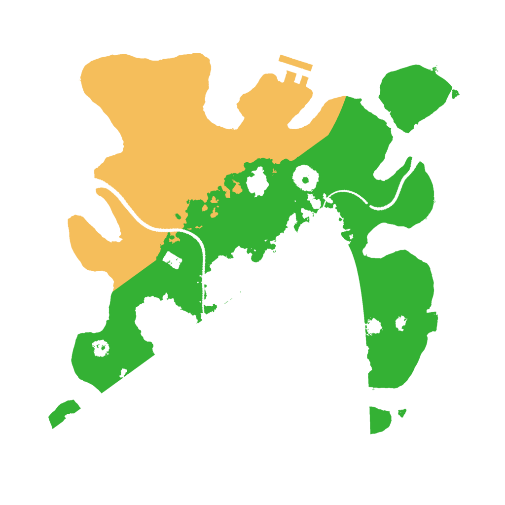 Biome Rust Map: Procedural Map, Size: 3000, Seed: 743388194