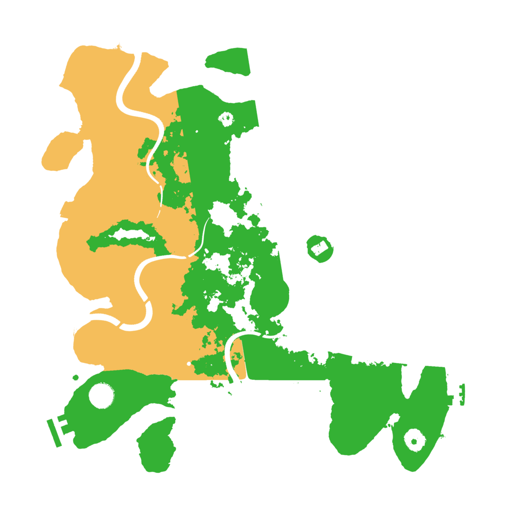 Biome Rust Map: Procedural Map, Size: 3550, Seed: 37518751