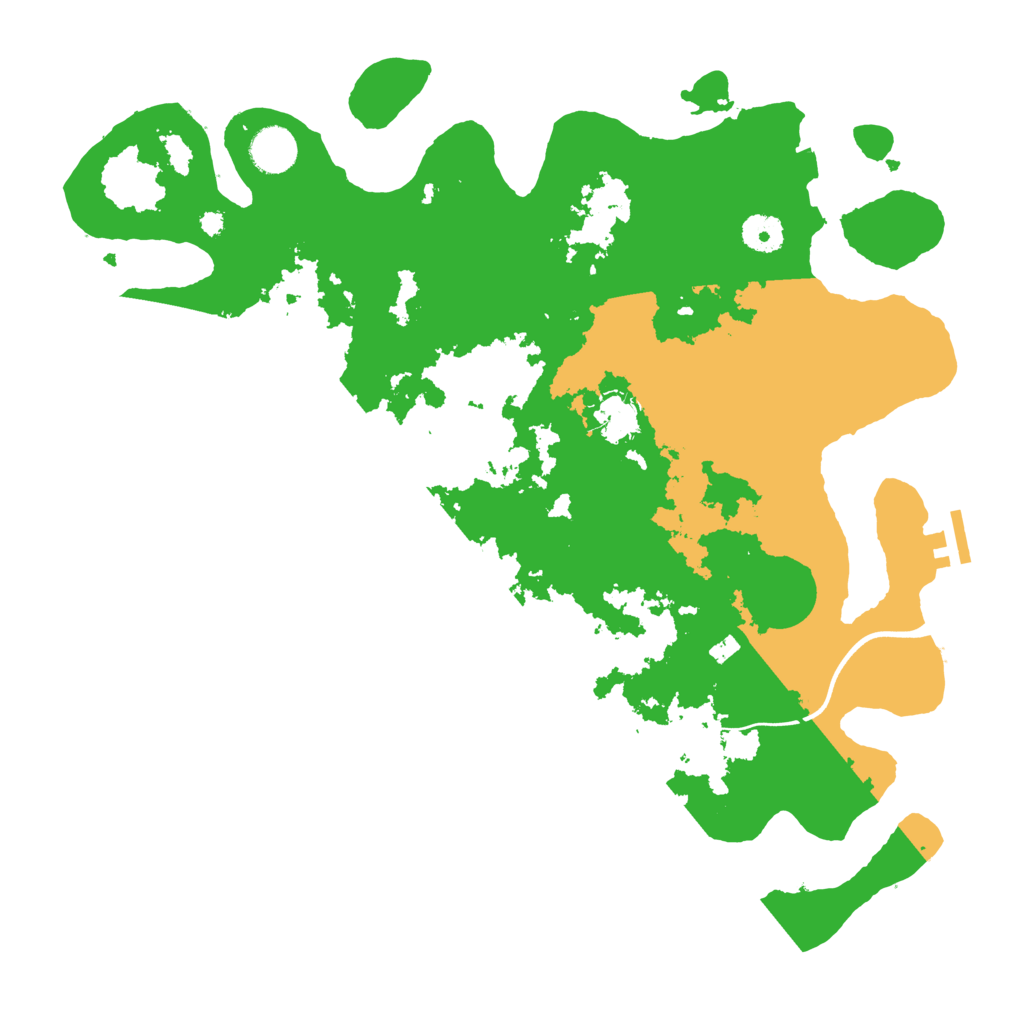 Biome Rust Map: Procedural Map, Size: 3850, Seed: 1407998673