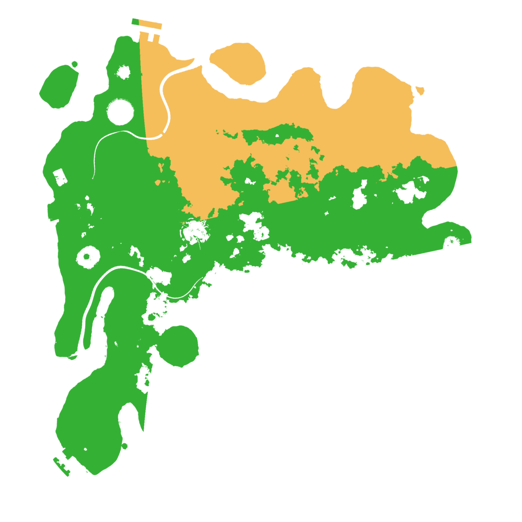 Biome Rust Map: Procedural Map, Size: 3500, Seed: 750050153