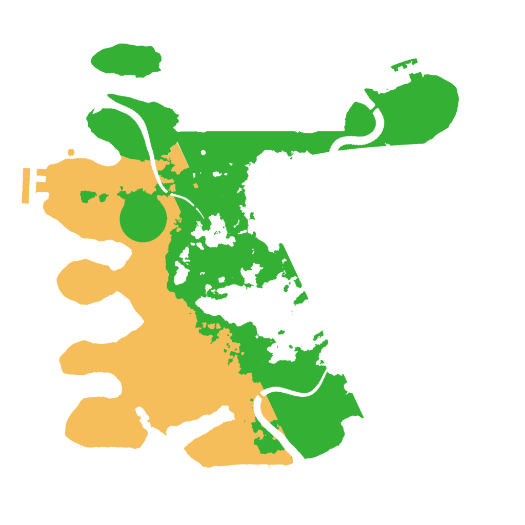 Biome Rust Map: Procedural Map, Size: 3000, Seed: 1711895289
