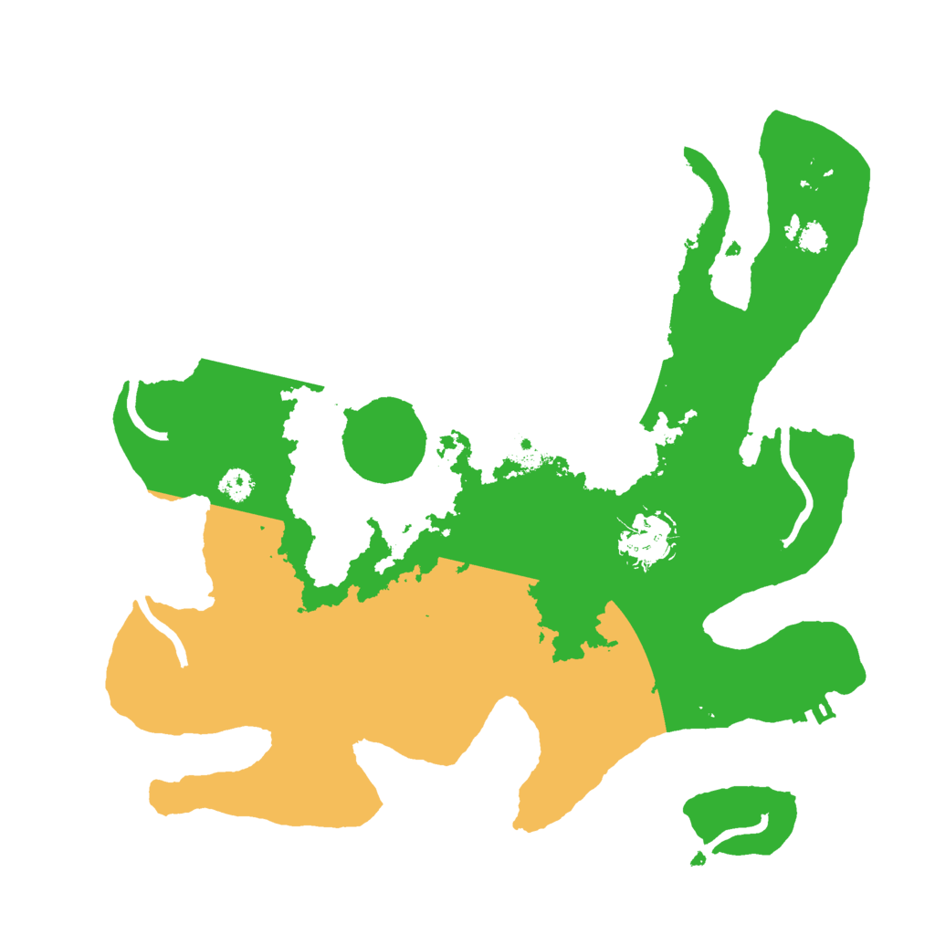 Biome Rust Map: Procedural Map, Size: 3000, Seed: 6546489