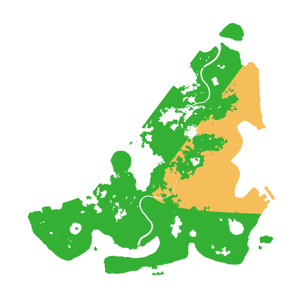 Biome Rust Map: Procedural Map, Size: 3850, Seed: 646005512