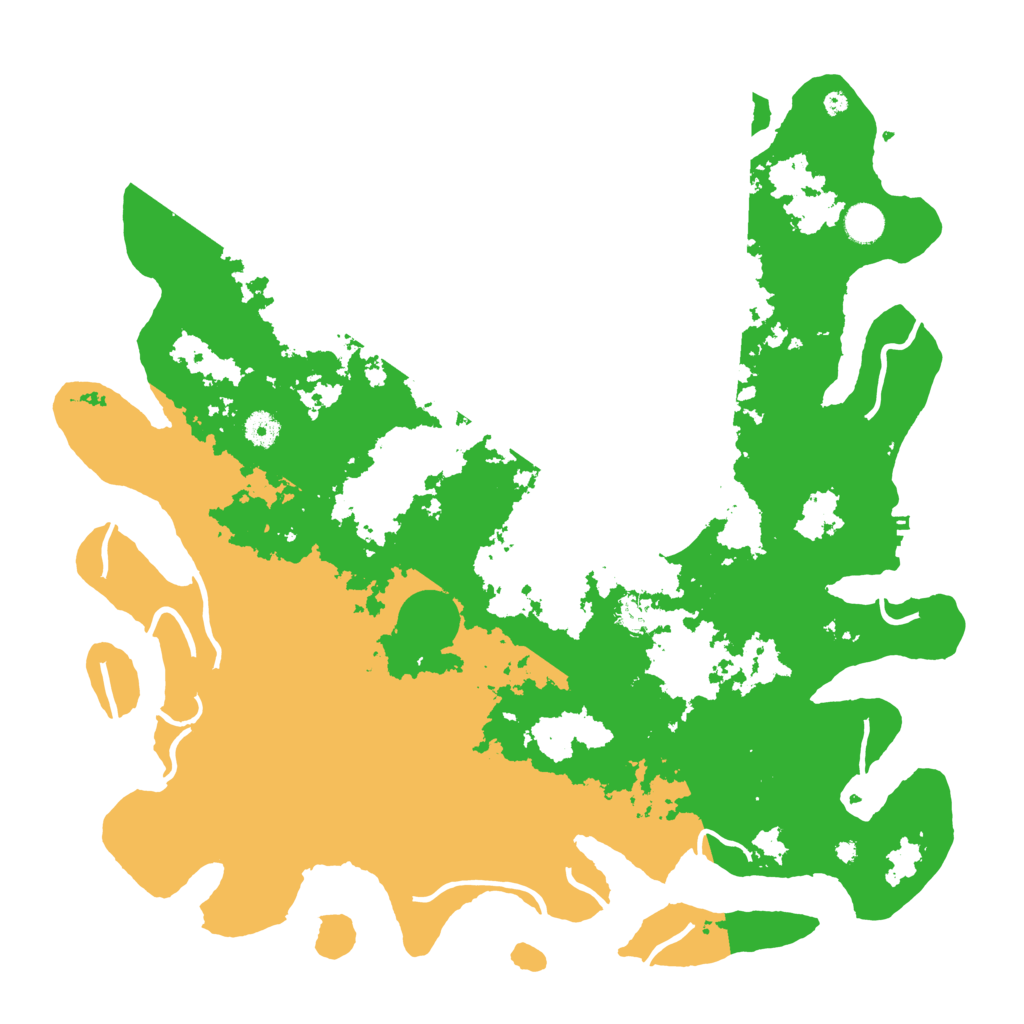 Biome Rust Map: Procedural Map, Size: 4500, Seed: 11827883