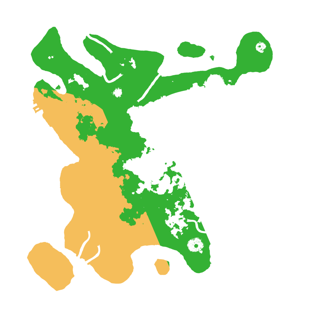 Biome Rust Map: Procedural Map, Size: 3200, Seed: 500440