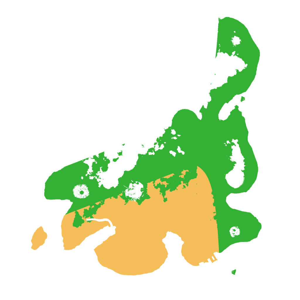 Biome Rust Map: Procedural Map, Size: 3000, Seed: 1967134456