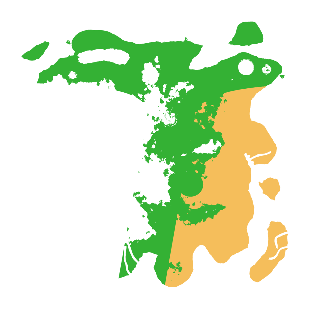 Biome Rust Map: Procedural Map, Size: 3500, Seed: 9098