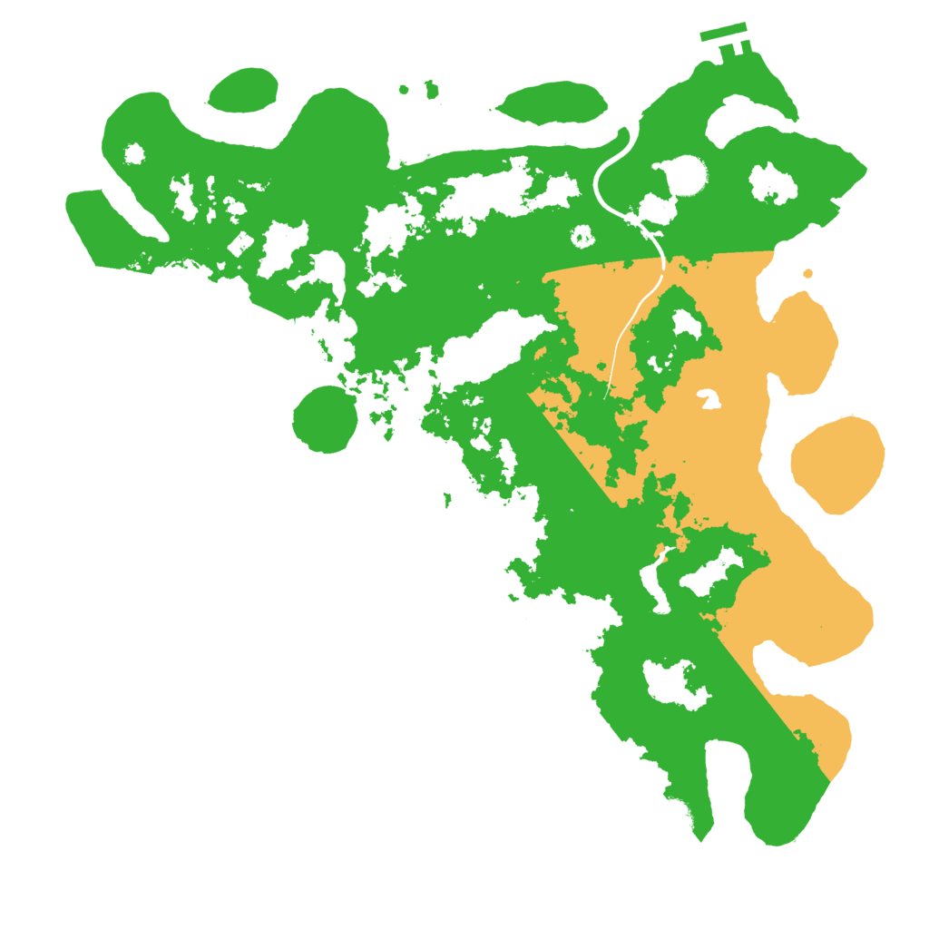 Biome Rust Map: Procedural Map, Size: 4000, Seed: 2096072724