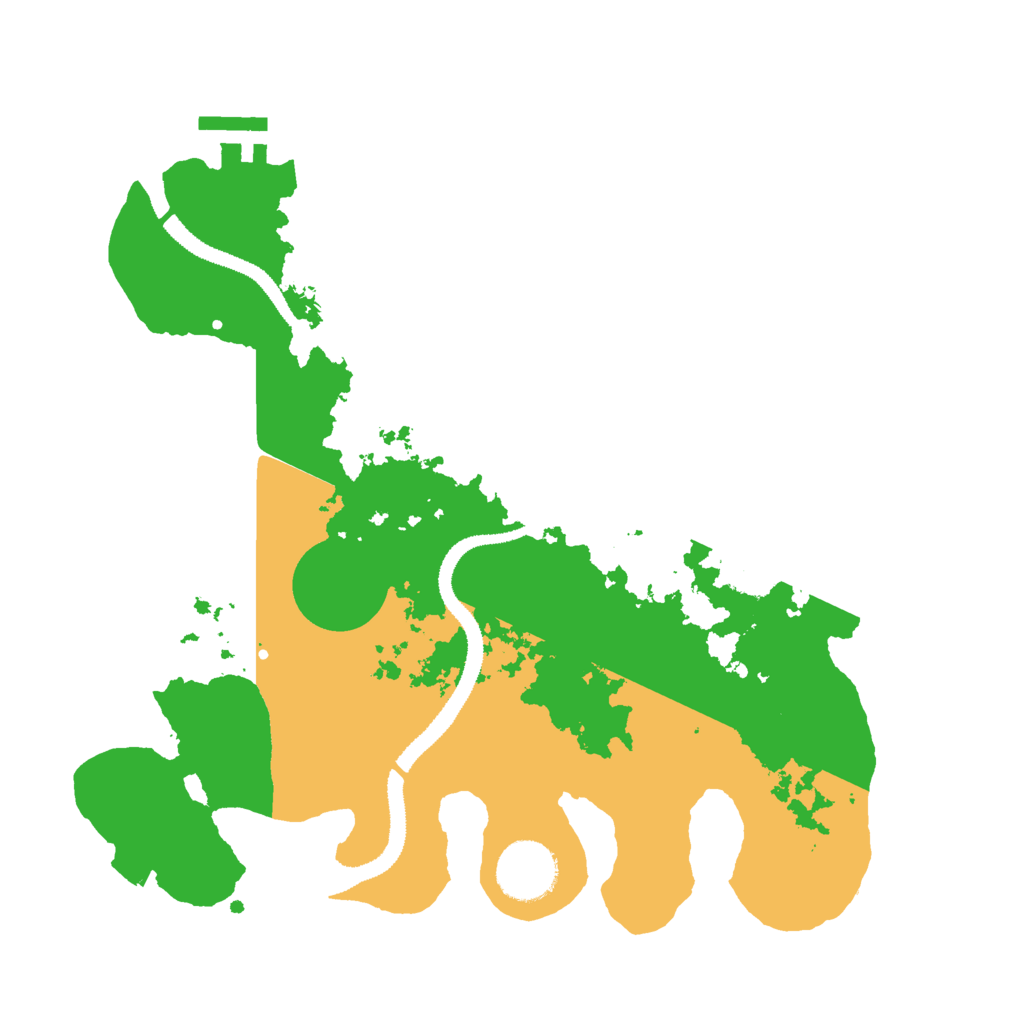 Biome Rust Map: Procedural Map, Size: 3000, Seed: 1287177131