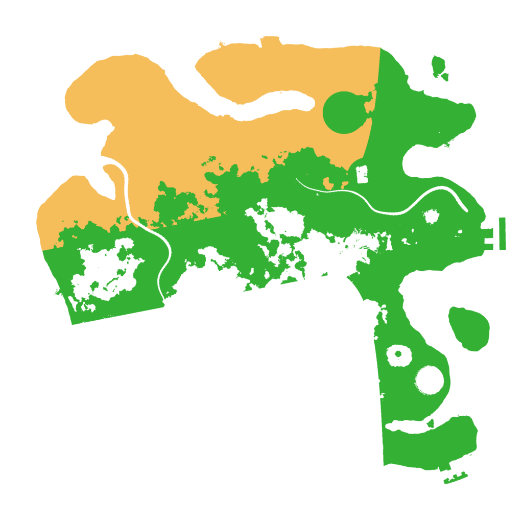 Biome Rust Map: Procedural Map, Size: 3250, Seed: 1699040848