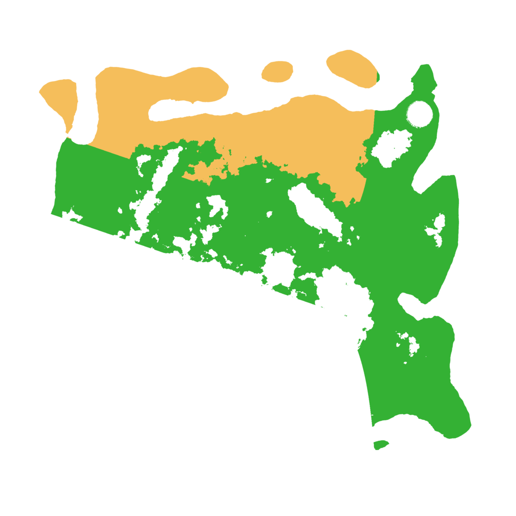 Biome Rust Map: Barren, Size: 3500, Seed: 689777