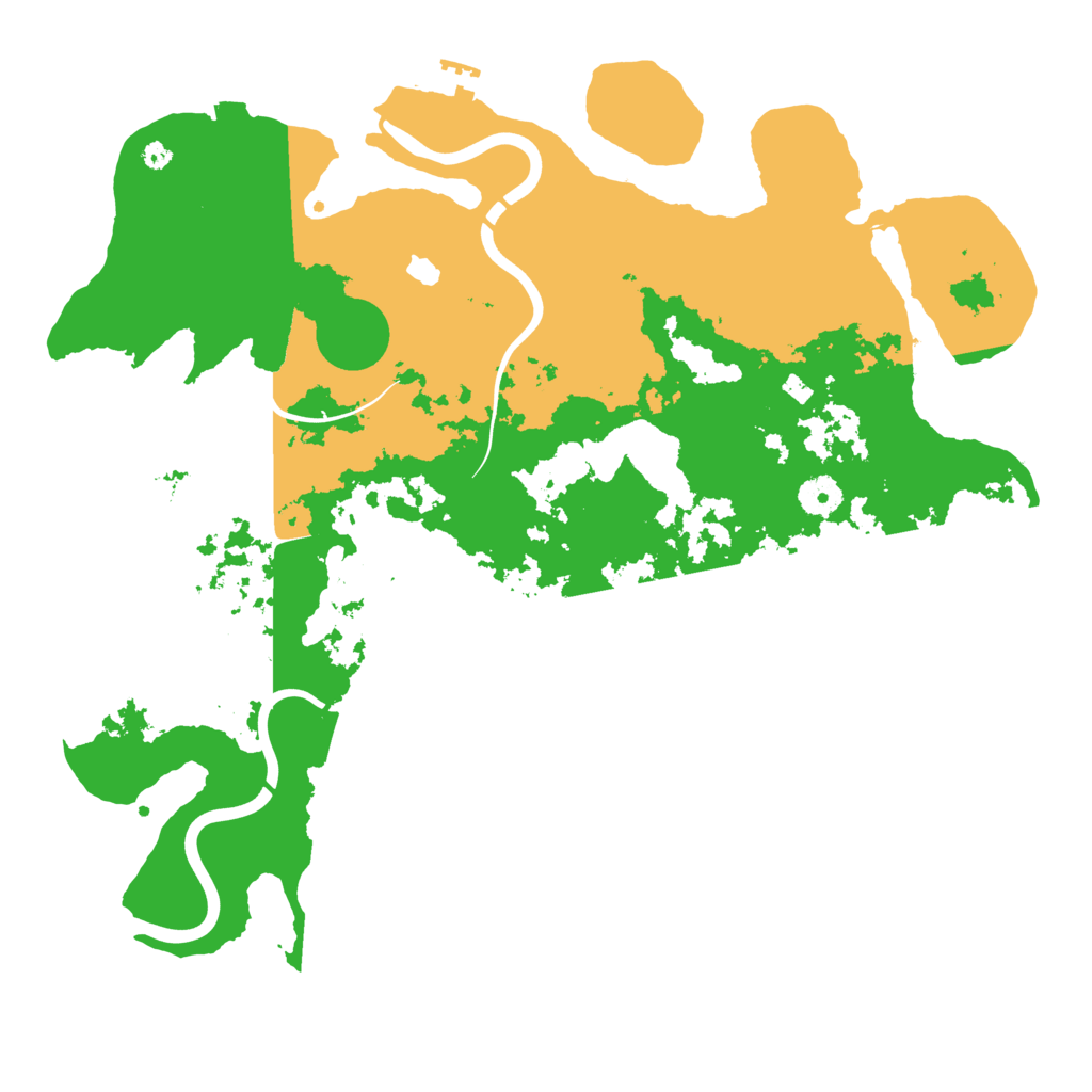 Biome Rust Map: Procedural Map, Size: 4000, Seed: 1704600012