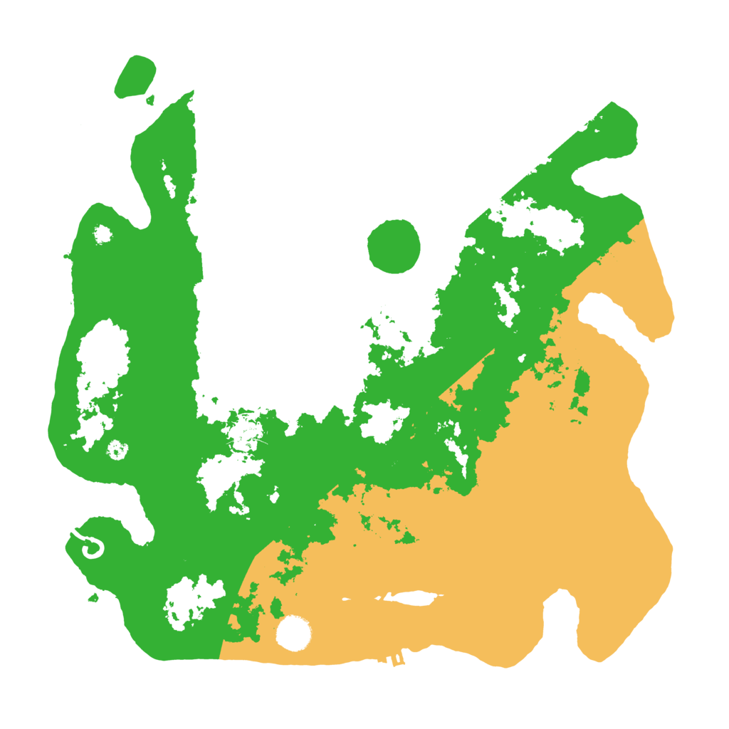 Biome Rust Map: Procedural Map, Size: 3700, Seed: 16382511