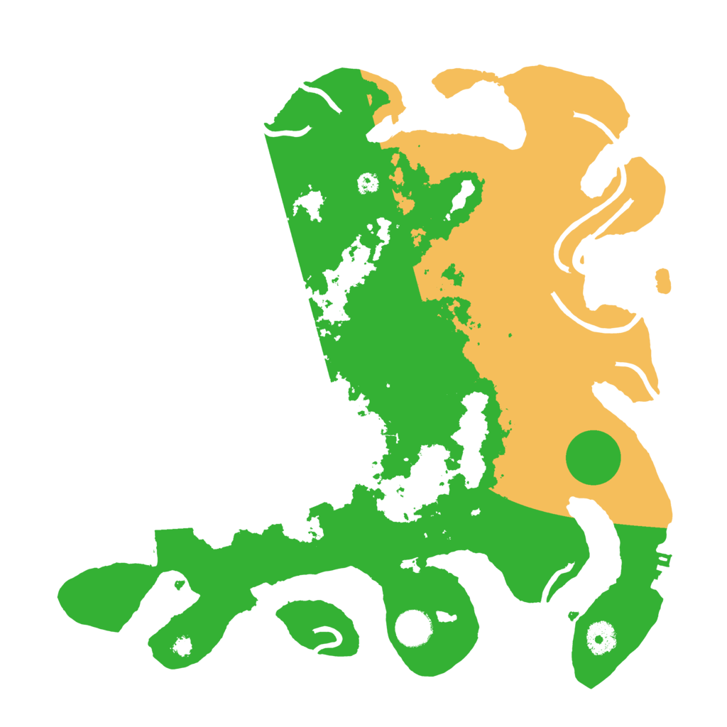 Biome Rust Map: Procedural Map, Size: 3500, Seed: 92666873