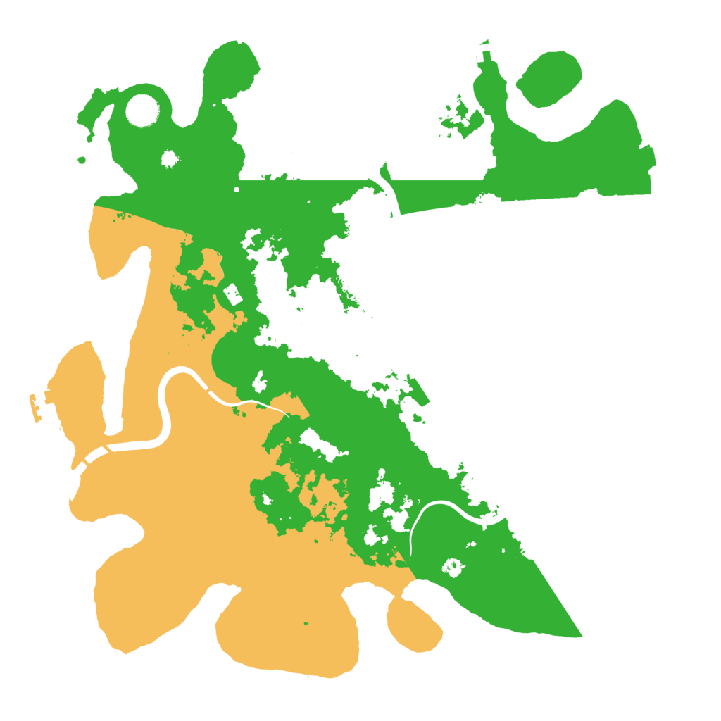 Biome Rust Map: Procedural Map, Size: 3850, Seed: 793461033