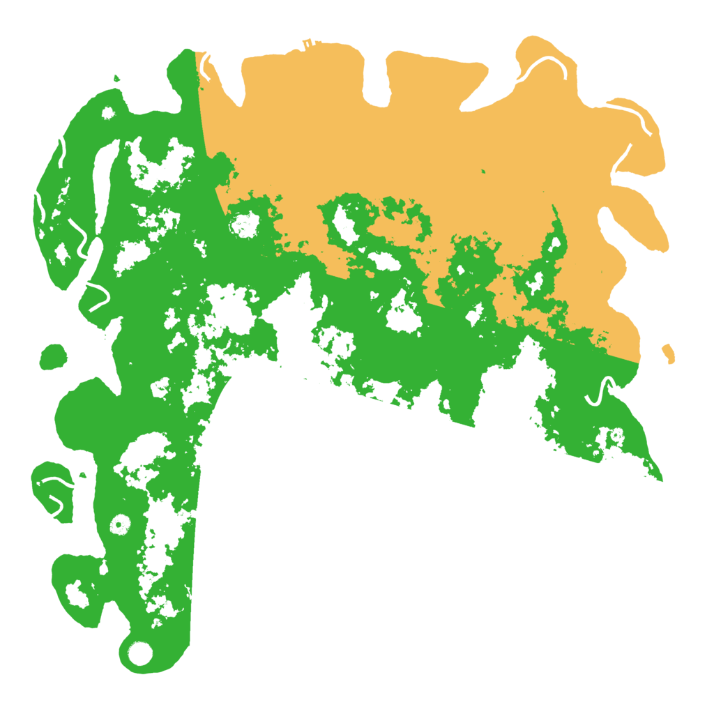 Biome Rust Map: Procedural Map, Size: 5250, Seed: 4286631