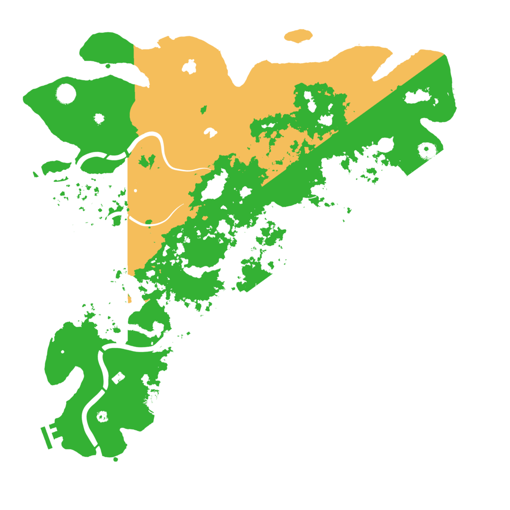 Biome Rust Map: Procedural Map, Size: 4500, Seed: 708784582