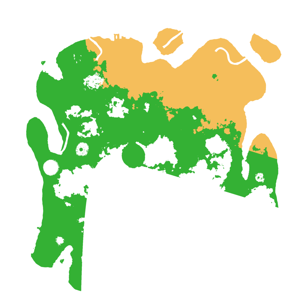 Biome Rust Map: Procedural Map, Size: 3500, Seed: 1273206289