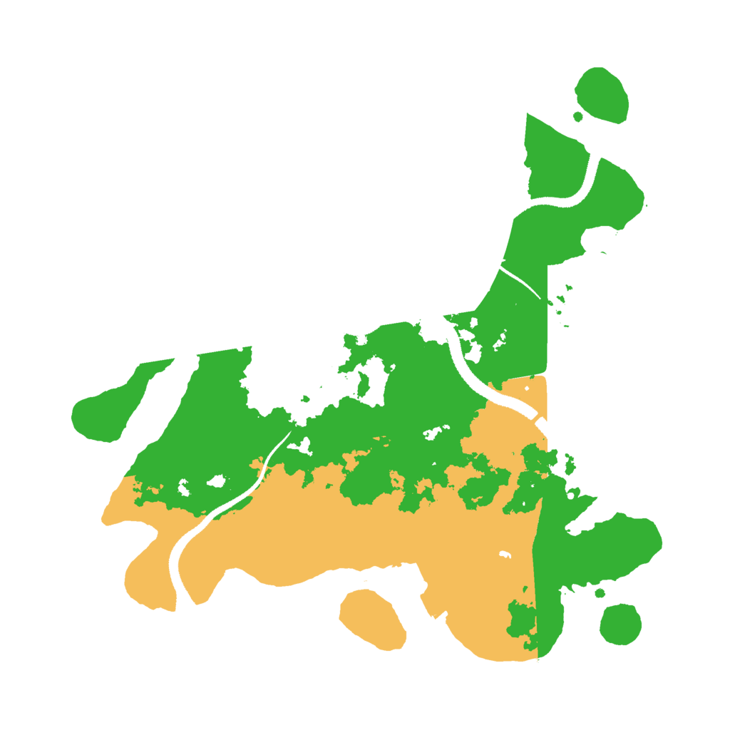 Biome Rust Map: Procedural Map, Size: 3000, Seed: 5679807
