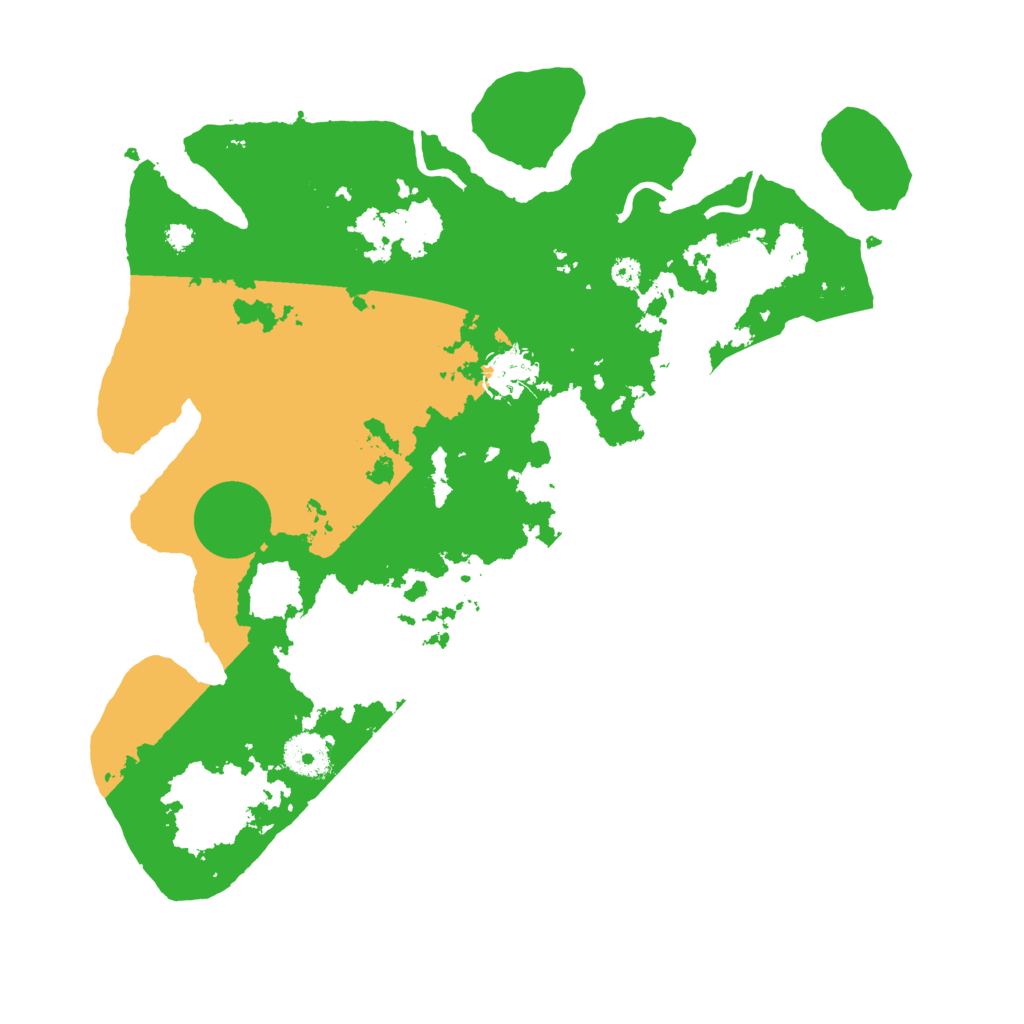 Biome Rust Map: Procedural Map, Size: 3500, Seed: 89282