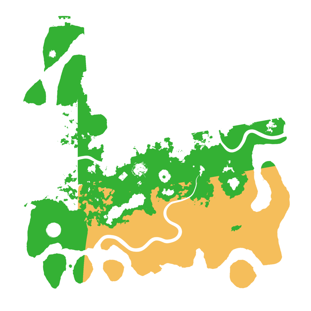 Biome Rust Map: Procedural Map, Size: 3900, Seed: 67435