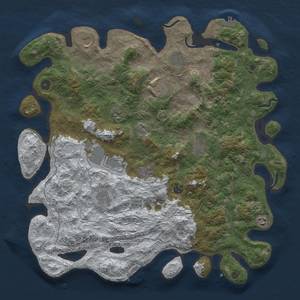 Thumbnail Rust Map: Procedural Map, Size: 4500, Seed: 563062451, 20 Monuments