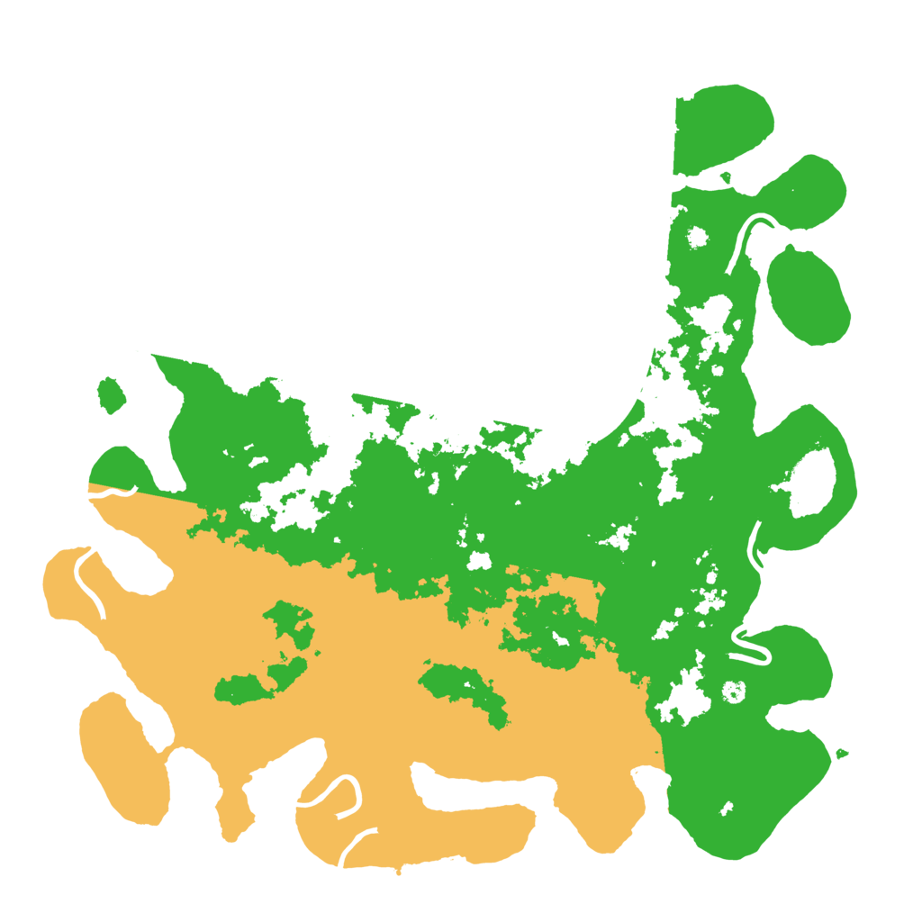 Biome Rust Map: Procedural Map, Size: 4000, Seed: 187607