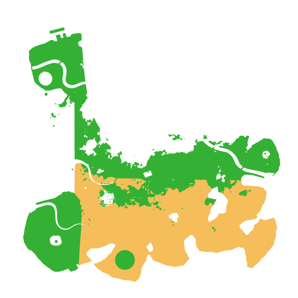 Biome Rust Map: Procedural Map, Size: 4000, Seed: 1218281498