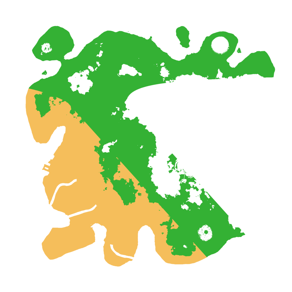 Biome Rust Map: Procedural Map, Size: 3000, Seed: 2061387954