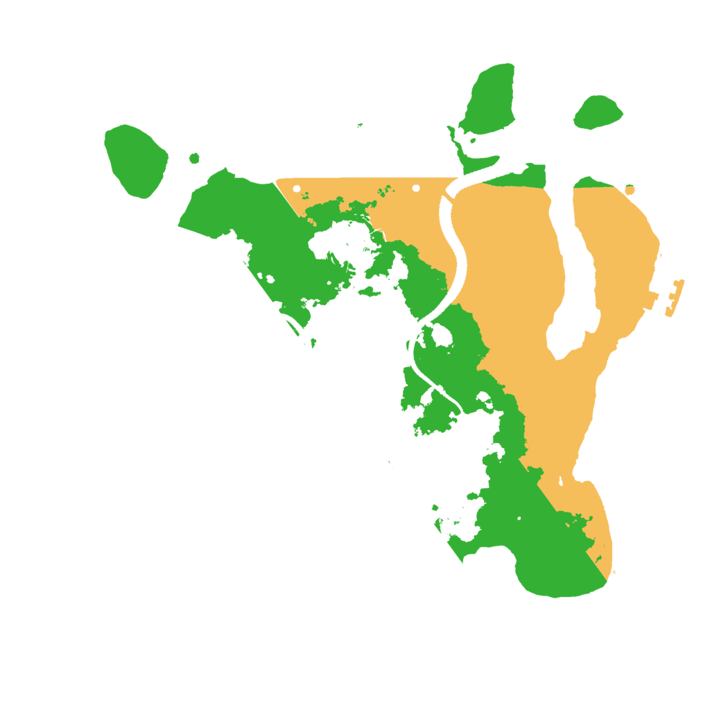 Biome Rust Map: Procedural Map, Size: 2750, Seed: 496642262