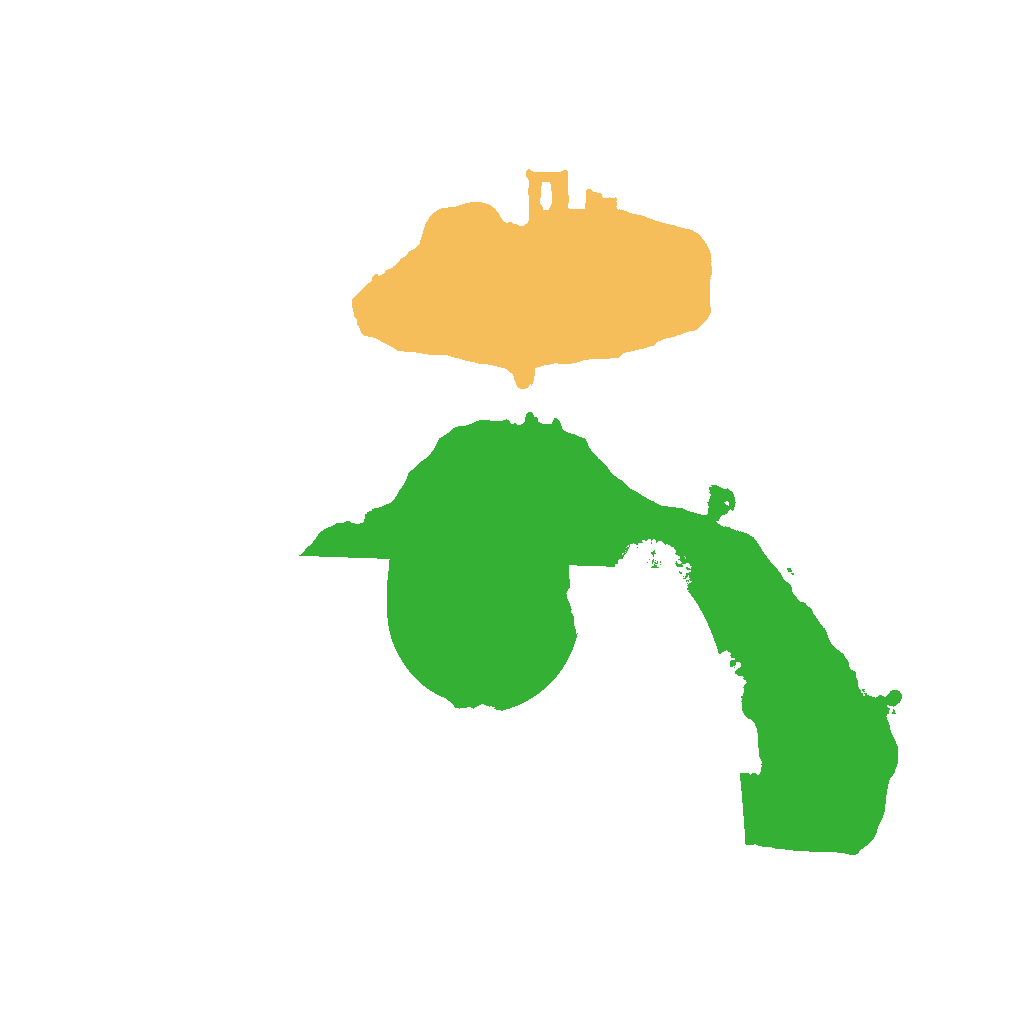 Biome Rust Map: Procedural Map, Size: 1500, Seed: 4321