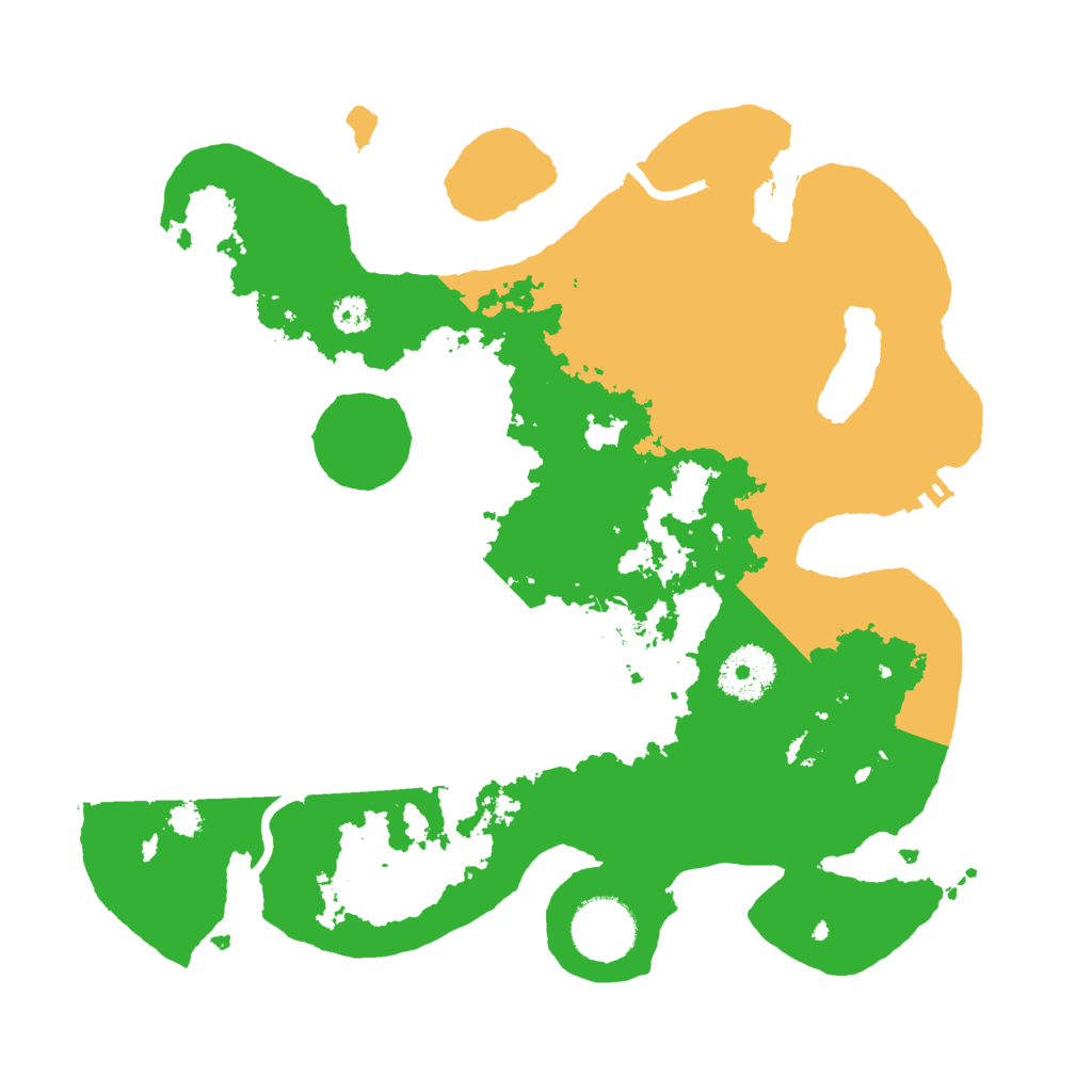 Biome Rust Map: Procedural Map, Size: 3000, Seed: 1298391143
