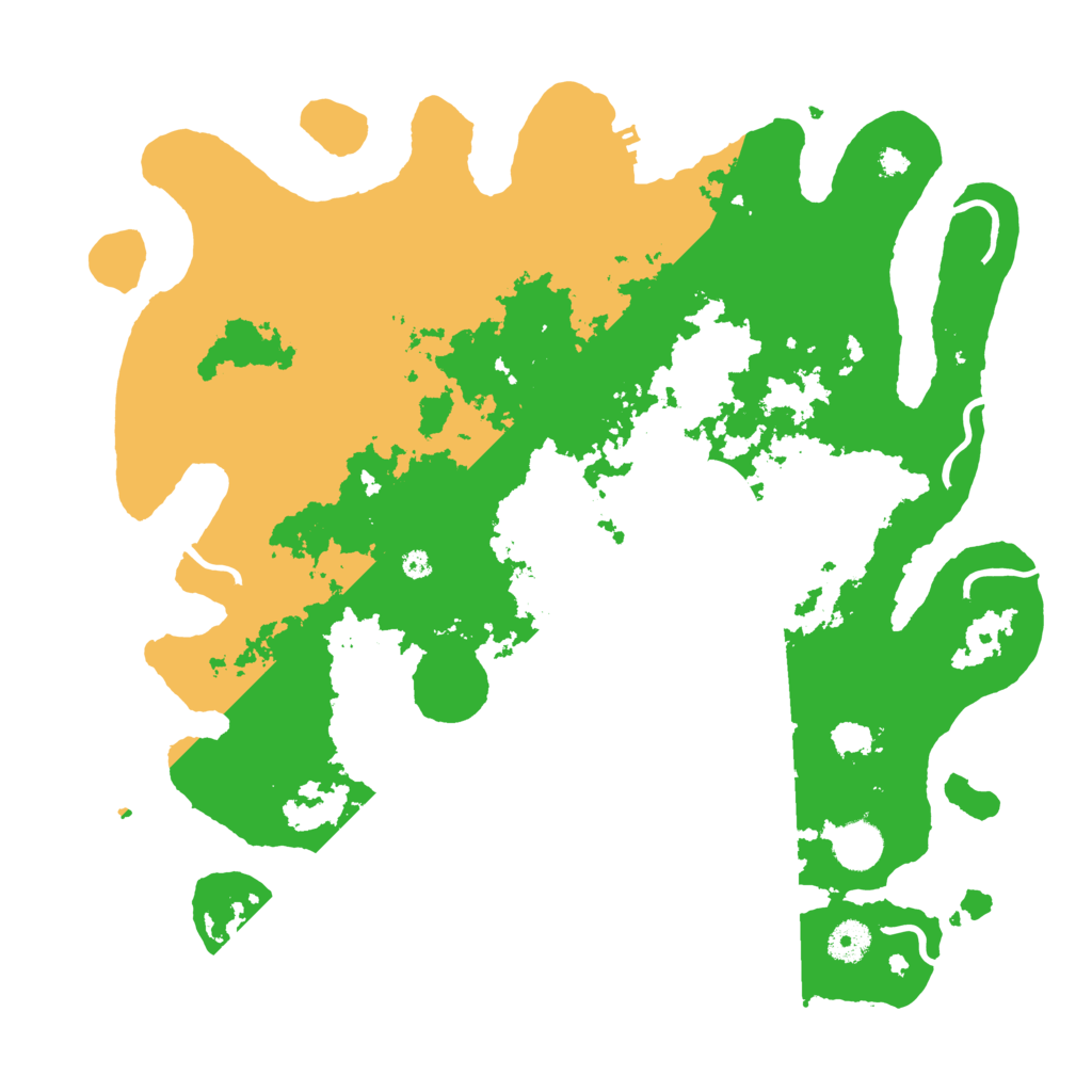 Biome Rust Map: Procedural Map, Size: 3900, Seed: 548965