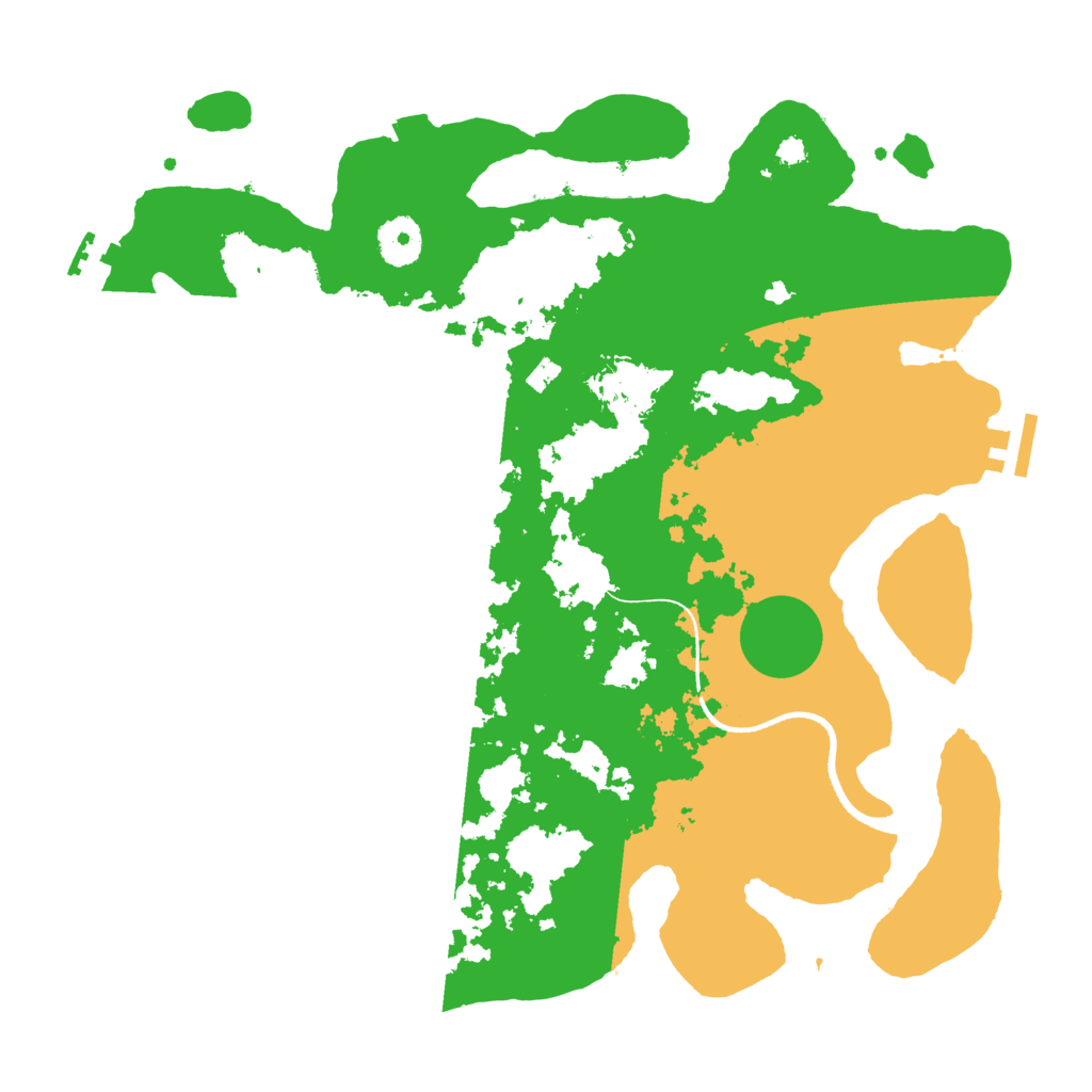 Biome Rust Map: Procedural Map, Size: 3500, Seed: 808444715