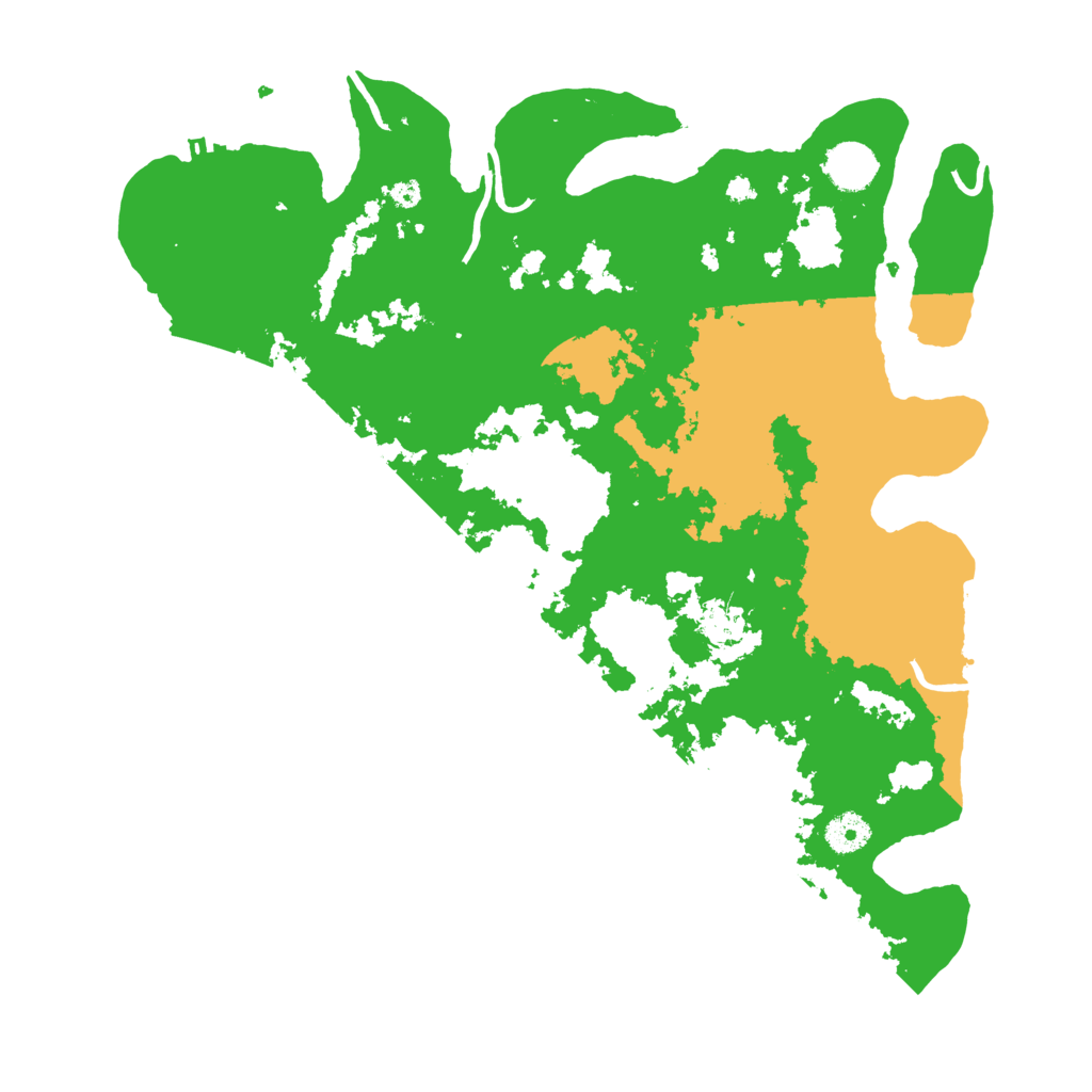 Biome Rust Map: Procedural Map, Size: 3900, Seed: 200888