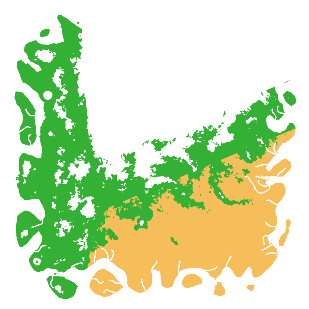 Biome Rust Map: Procedural Map, Size: 6000, Seed: 31719