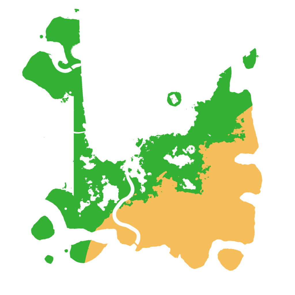 Biome Rust Map: Procedural Map, Size: 3500, Seed: 1116370120