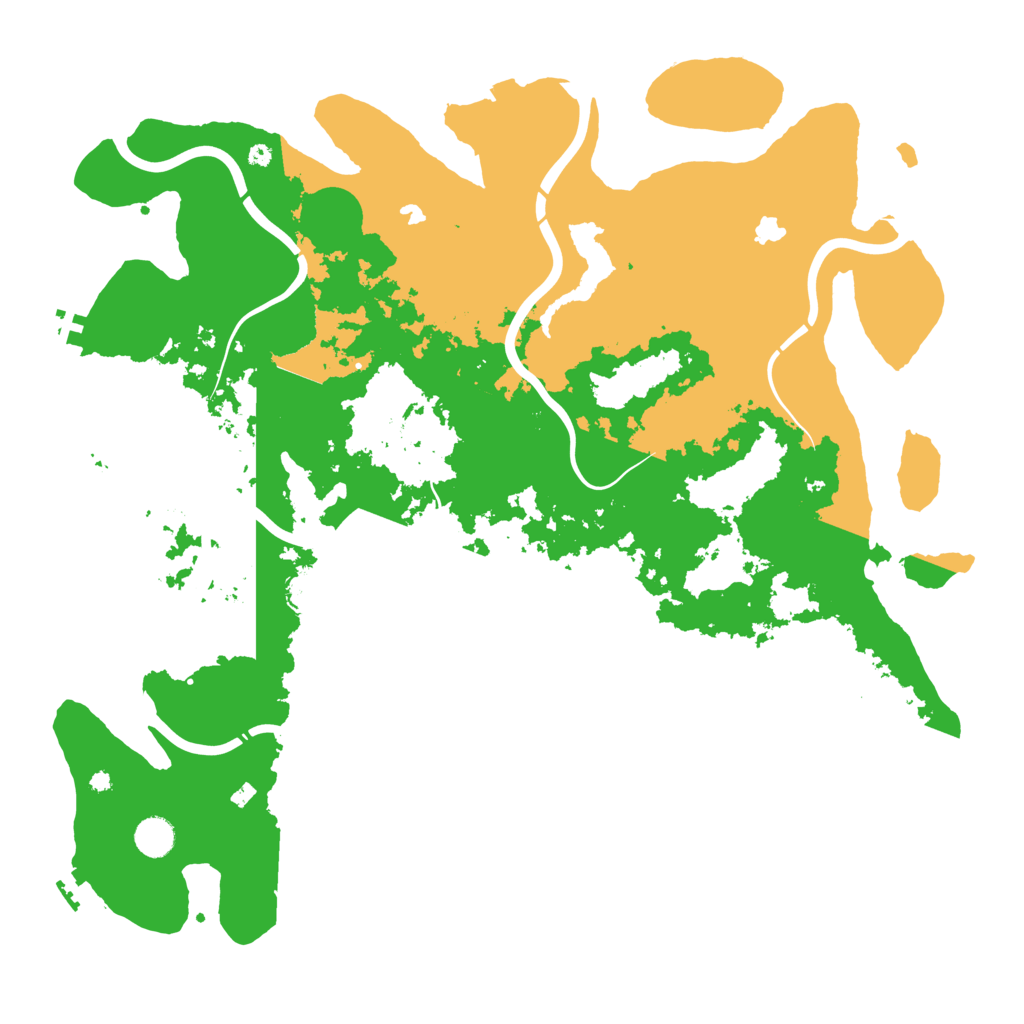 Biome Rust Map: Procedural Map, Size: 4500, Seed: 1268683940