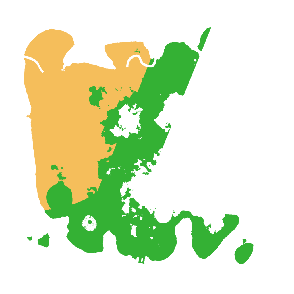 Biome Rust Map: Procedural Map, Size: 3000, Seed: 223893196